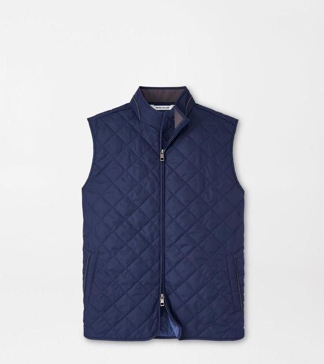 Peter Millar Mens Essex Vest | Color: Navy | Size: M Product Image