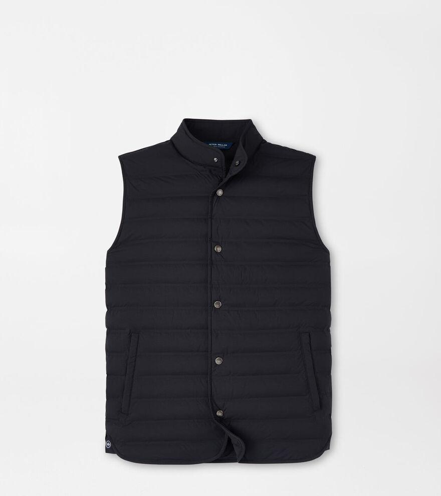 Peter Millar Mens Regent Vest | Color: Black | Size: L Product Image