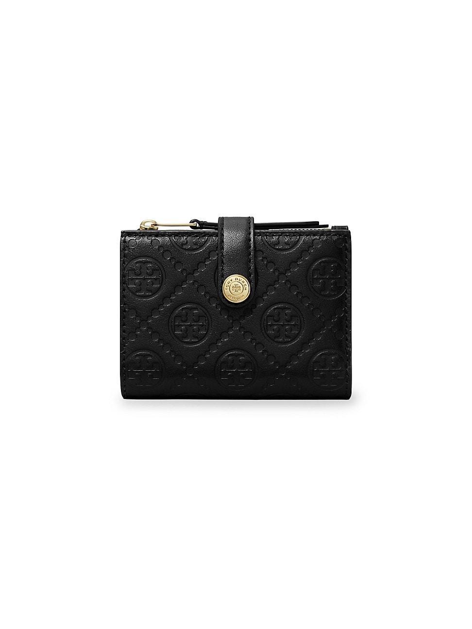 Womens T Monogram Leather Bi-Fold Wallet Product Image