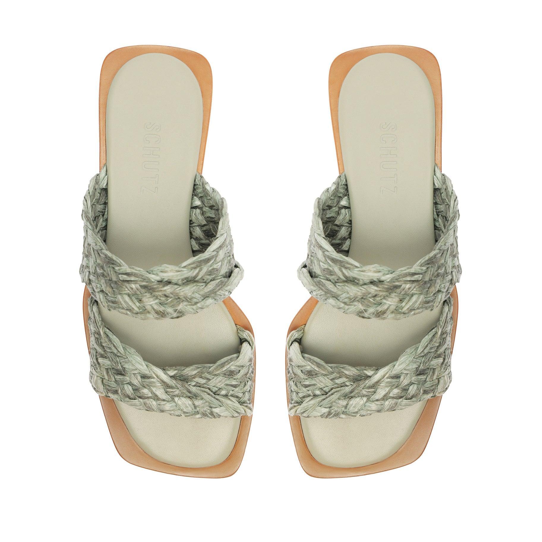 Amani Straw Flat Sandal Female Product Image