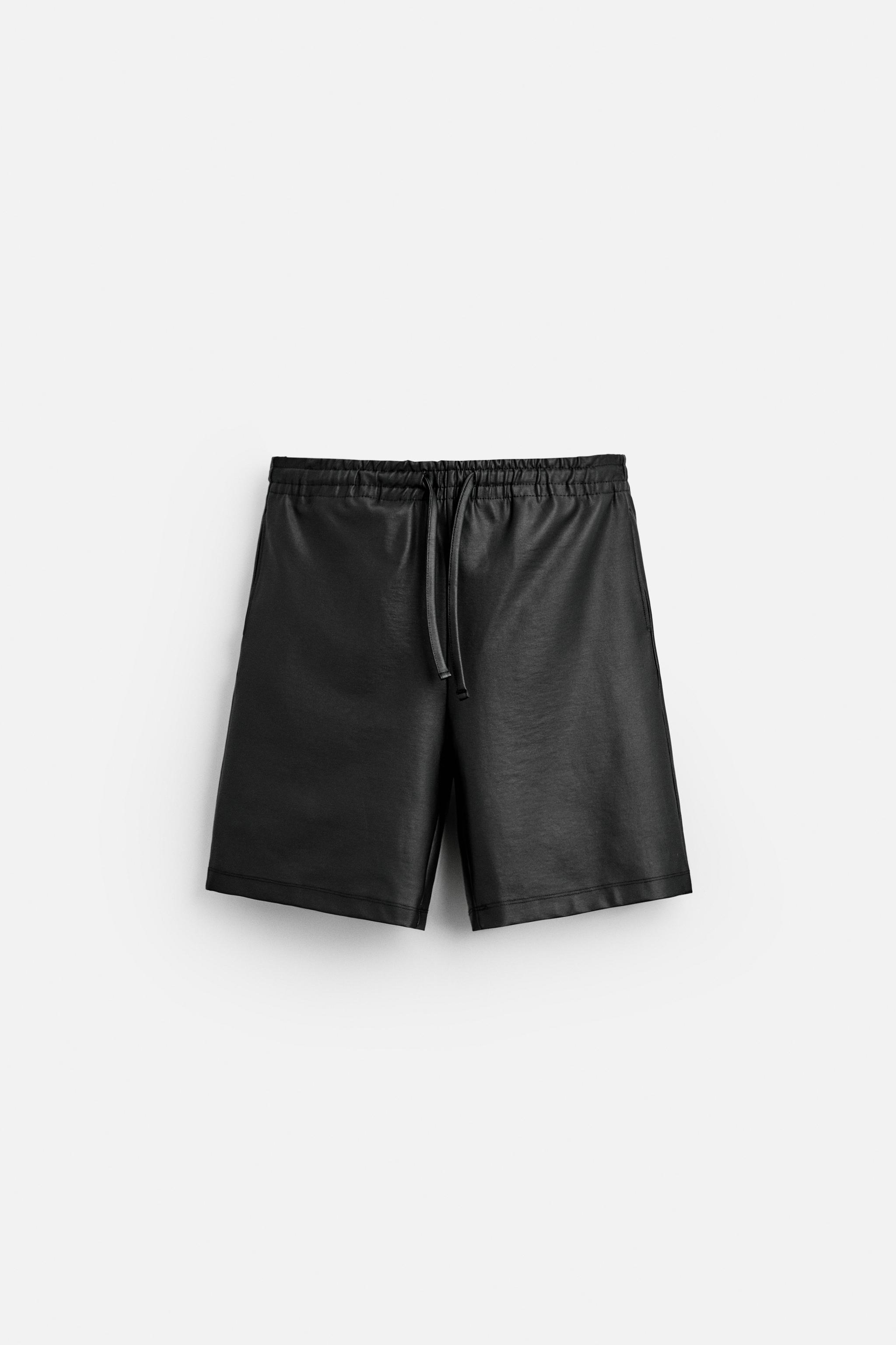 WAXED EFFECT SHORTS Product Image