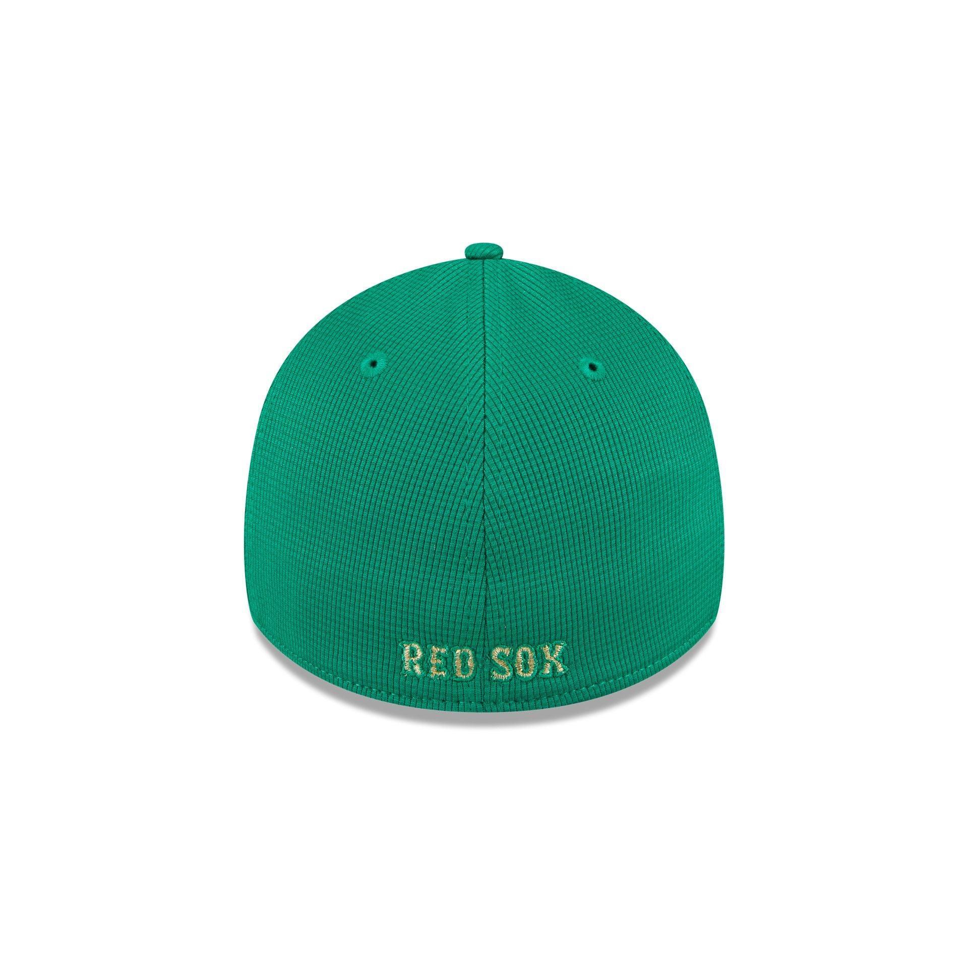 Boston Red Sox St. Patrick's Day 2024 39THIRTY Stretch Fit Hat Male Product Image