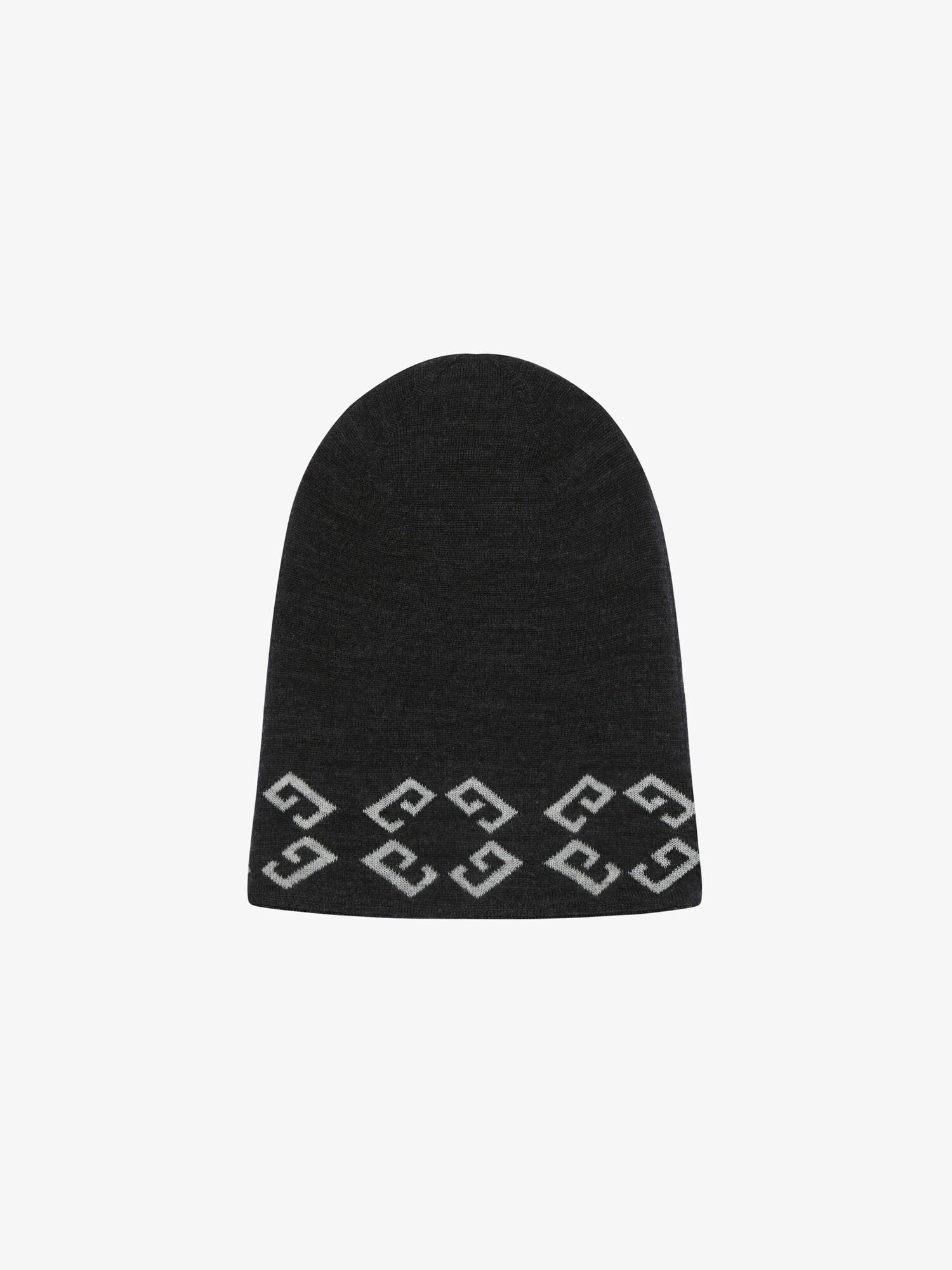 GIVENCHY monogram 72 double sided beanie in wool Product Image