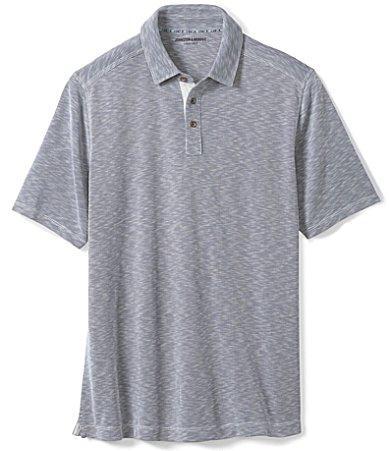 Johnston  Murphy Vintage Slub Short Sleeve Polo Shirt Product Image