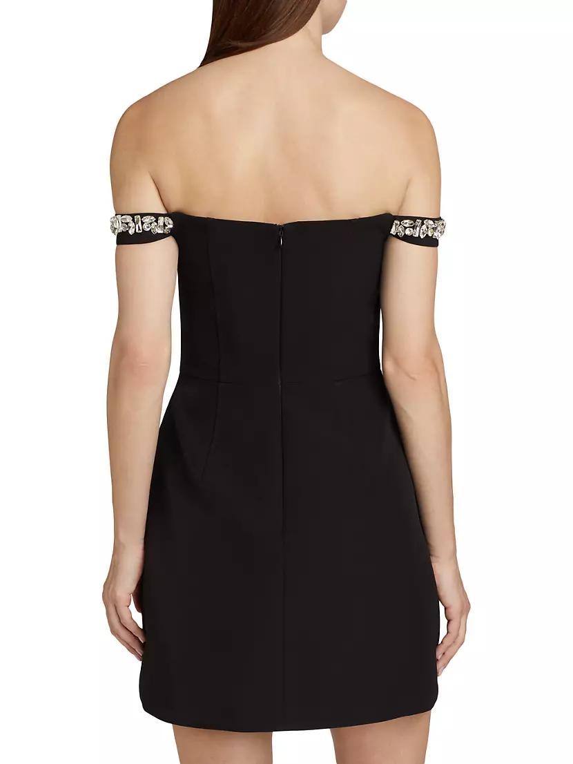 Blaire Embellished Off-The-Shoulder Minidress Product Image