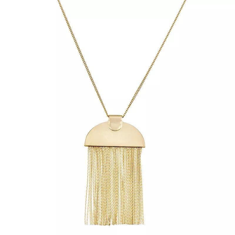 Ella Shea Fringe Pendant Necklace, Womens, None Product Image