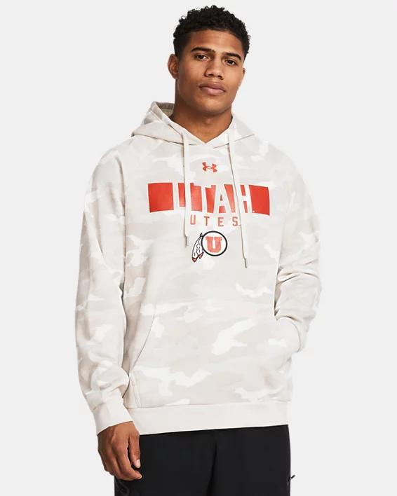 Men's UA Rival Fleece Camo Collegiate Hoodie Product Image