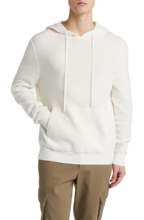 Mens Cotton Cashmere Waffle Hoodie Product Image