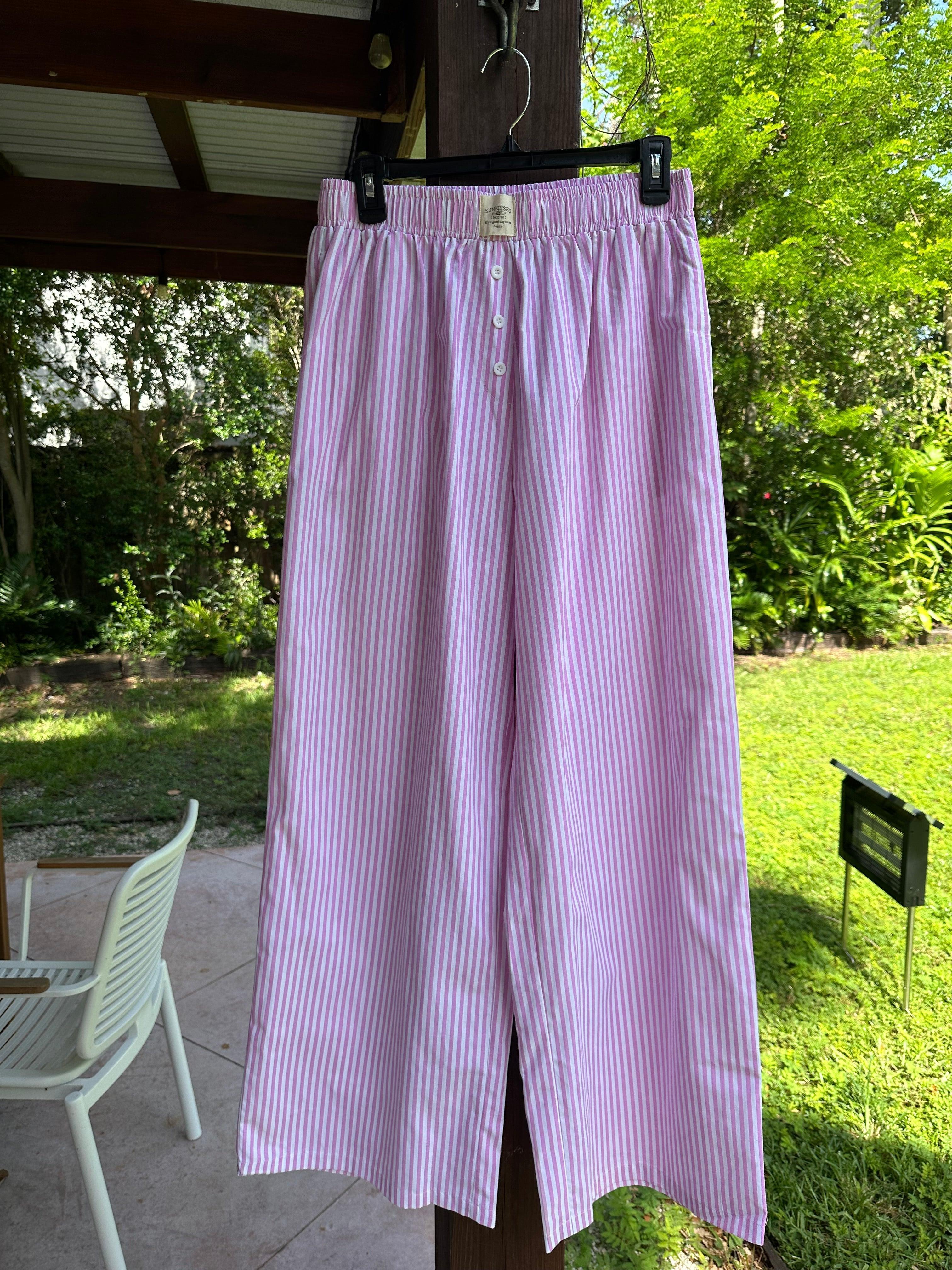 Pink Stripes Everyday Boxer Pants Product Image