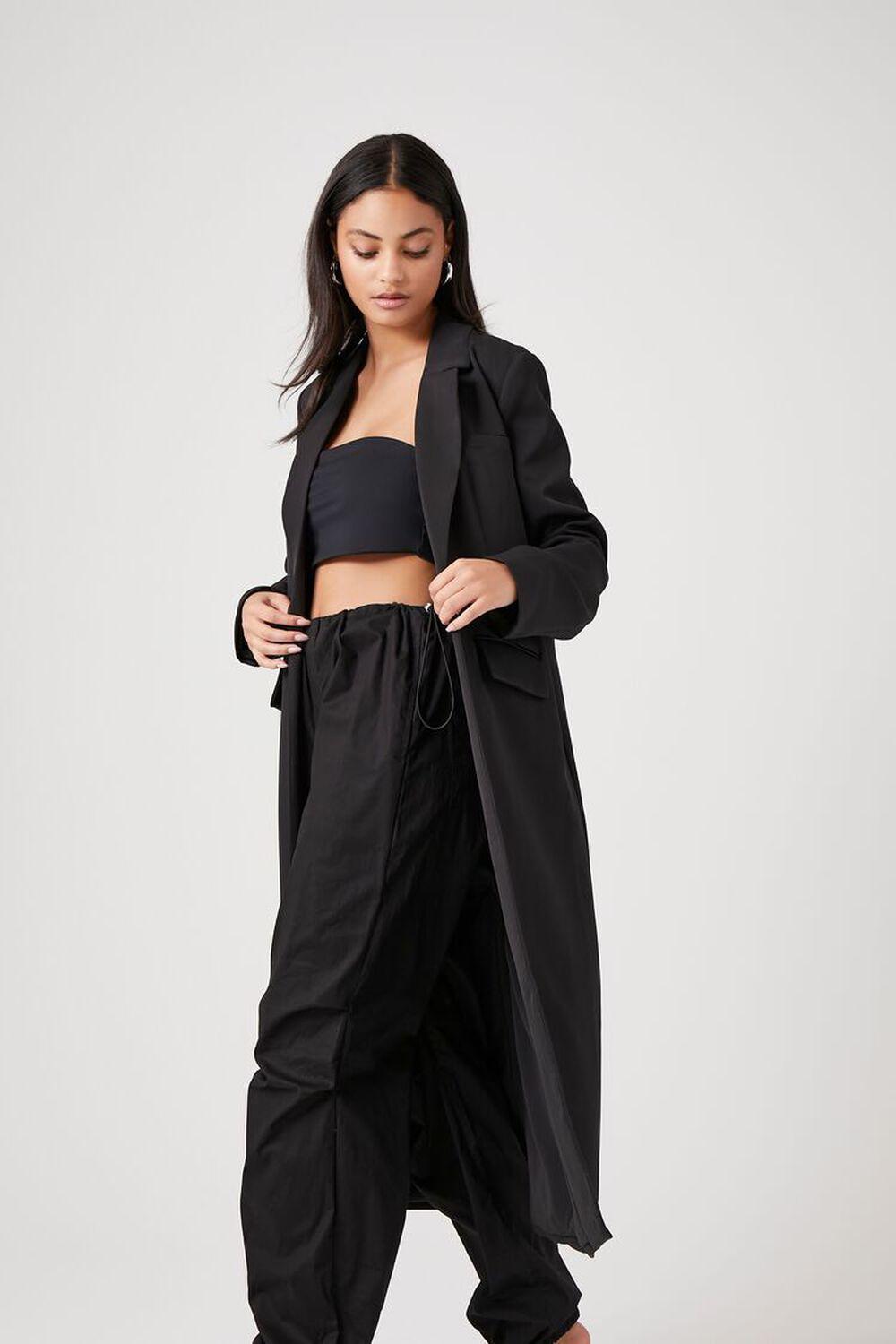 Open-Front Longline Blazer | Forever 21 Product Image