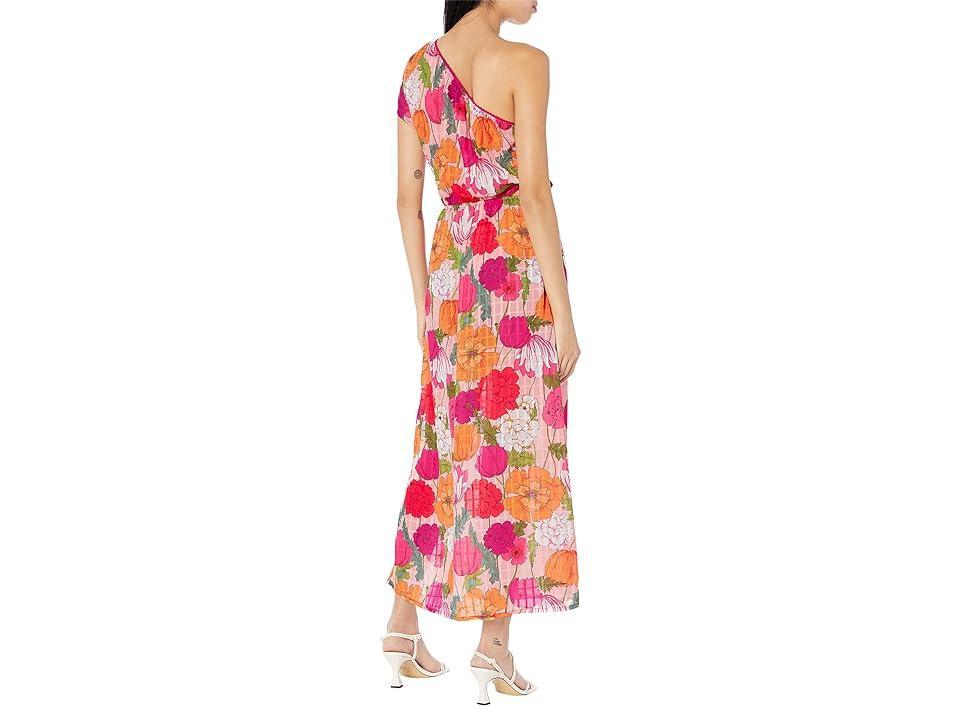 Trina Turk Sunny Bloom One Shoulder Maxi Women's Swimwear Product Image