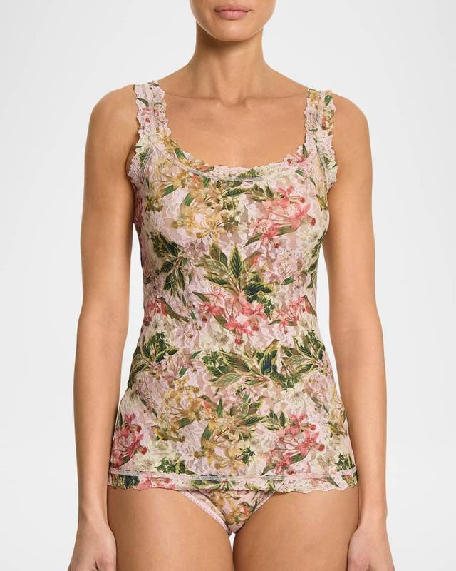 Floral-Print Signature Lace Camisole Product Image