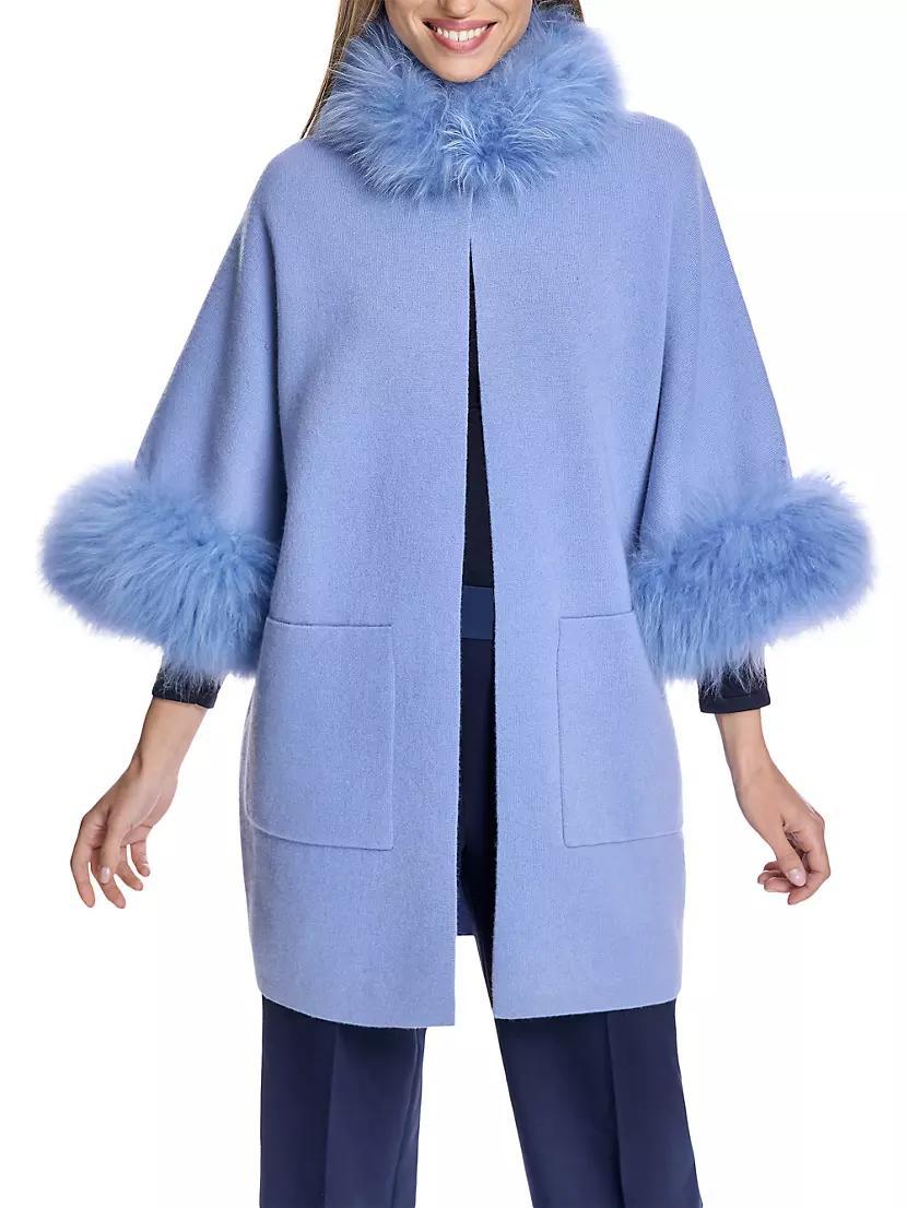 Shearling-Trimmed Cashmere Coat Product Image