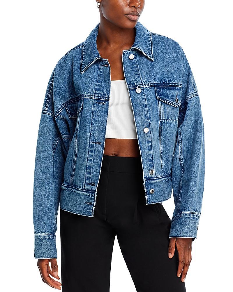 Womens E24 Belted Denim Jacket Product Image