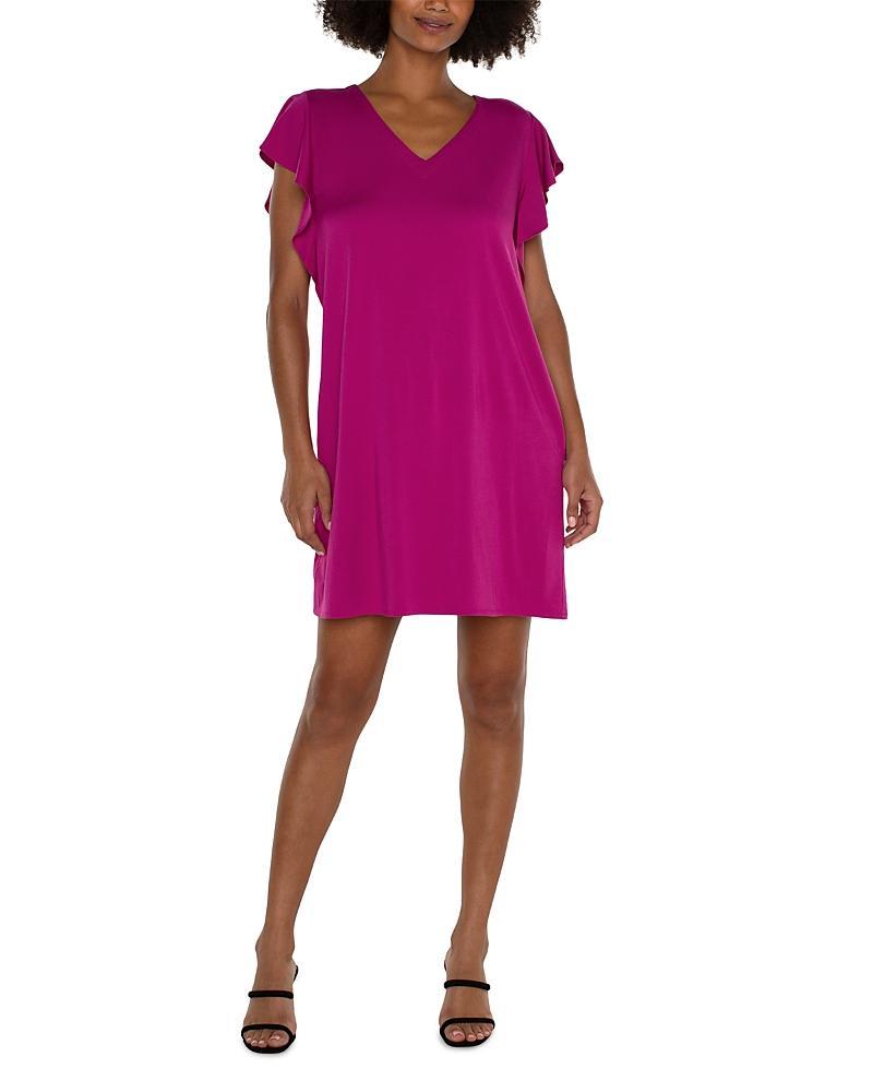 Liverpool Los Angeles Flutter Sleeve Dress Product Image