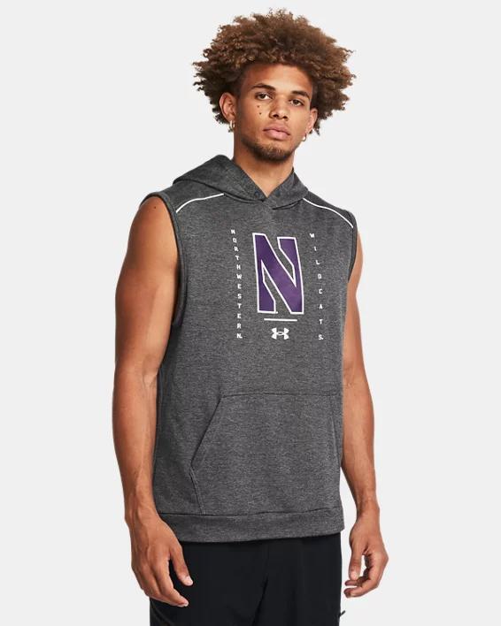 Mens UA Tech Terry Gameday Collegiate Sleeveless Hoodie Product Image