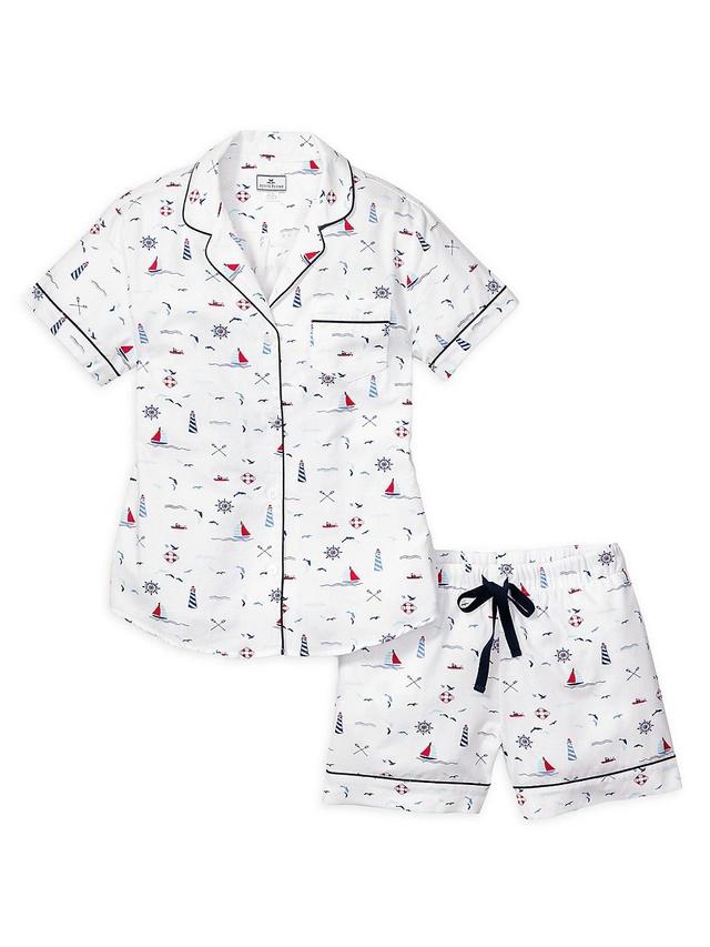 2-Piece Sail Away Shorts Pajama Set Product Image