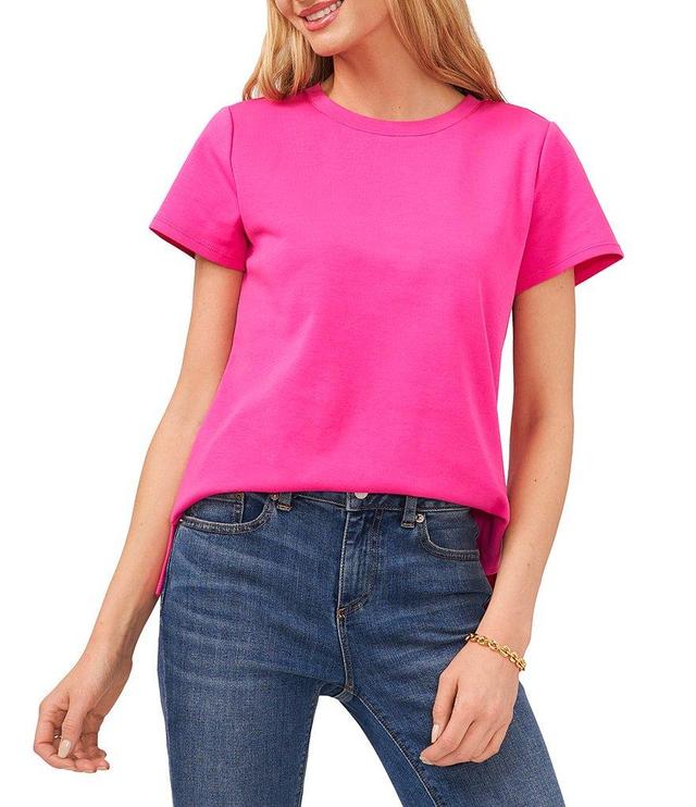 Vince Camuto Crew Neck T-Shirt (Tulip ) Women's Clothing Product Image