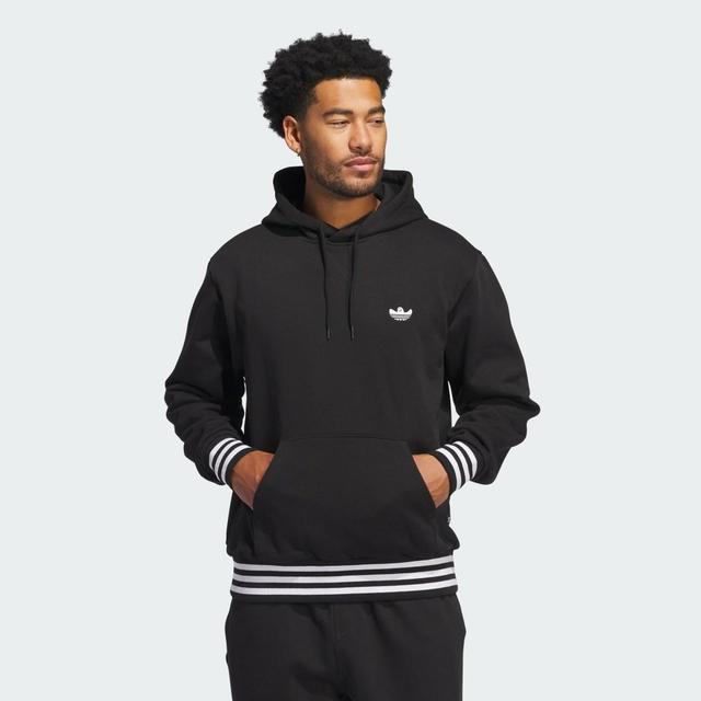 adidas Heavyweight Shmoofoil Hoodie Black XL Mens Product Image