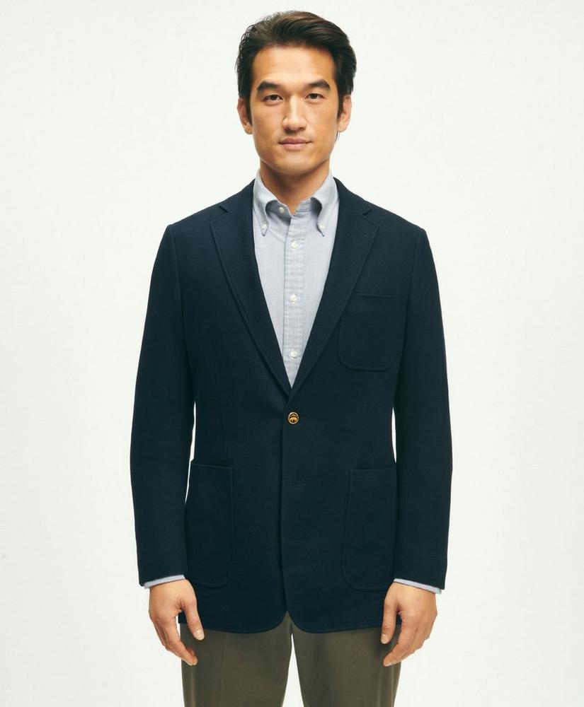 Classic Fit Cotton Pique Knit 1818 Blazer product image