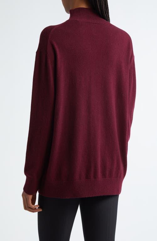 Cashmere Turtleneck Sweater In Red Product Image