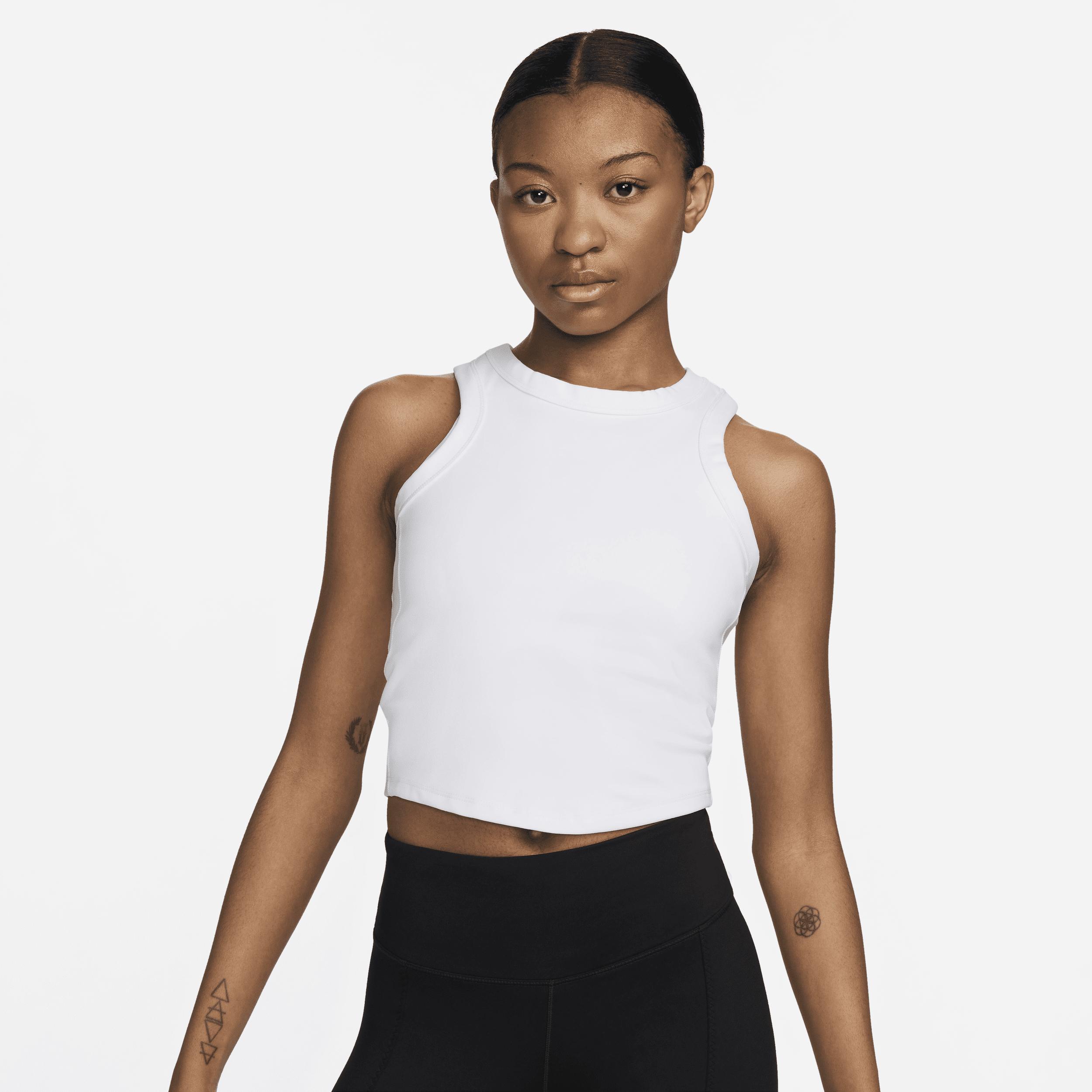 Nike One Fitted Women's Dri-FIT Cropped Tank Top Product Image