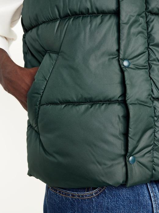 Water-Resistant Puffer Vest Product Image