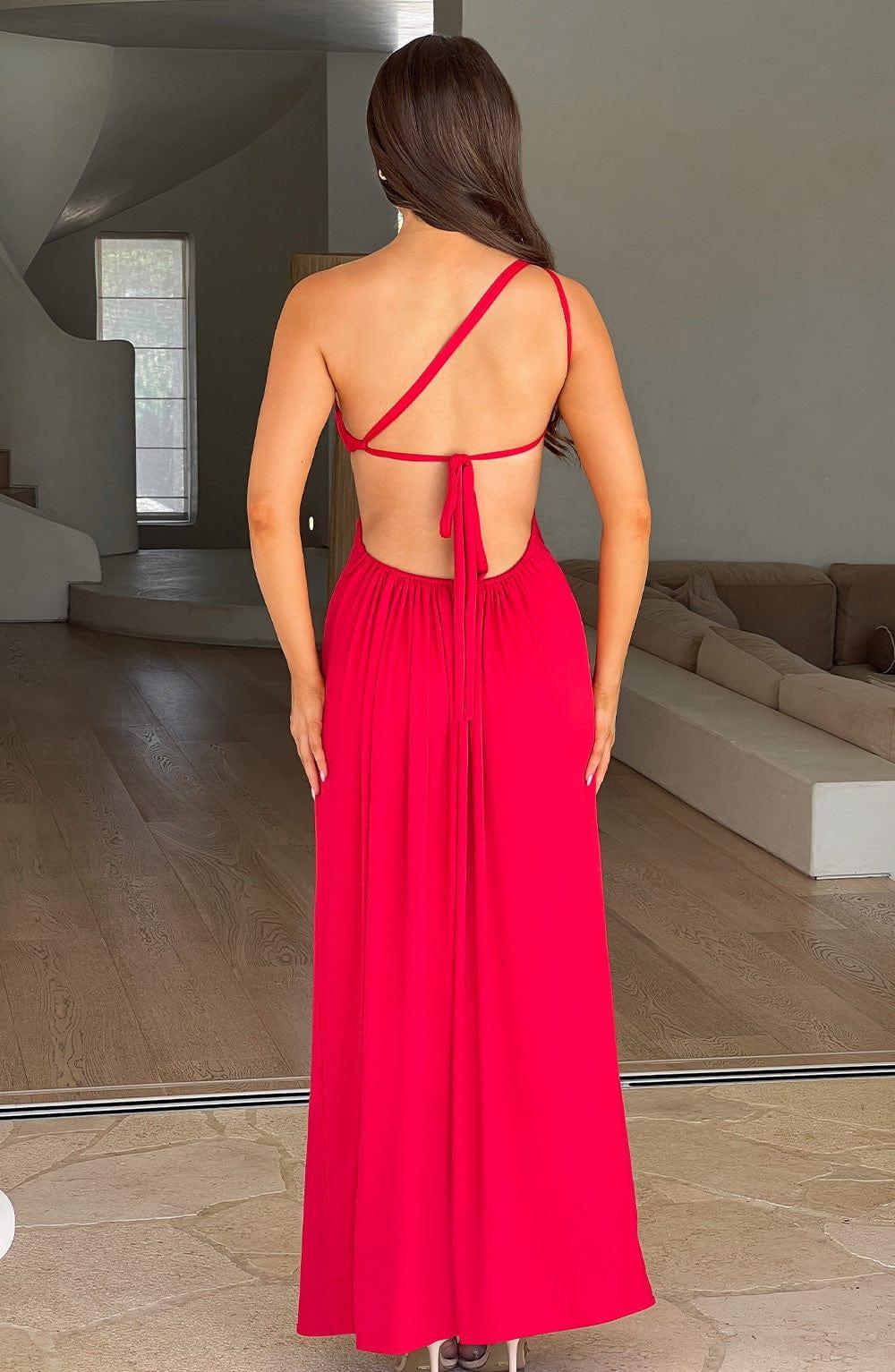 Alecia Maxi Dress - Red Product Image