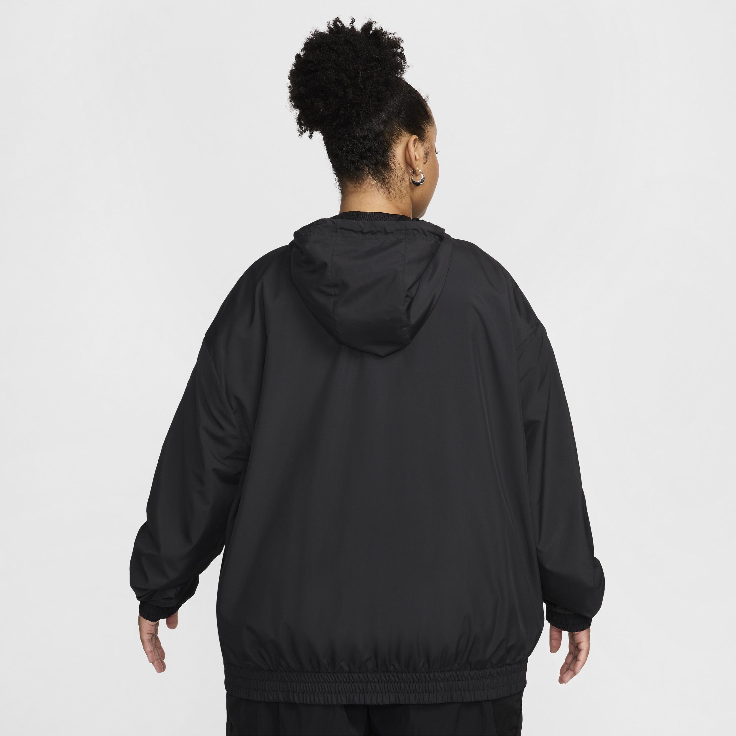 Women's Nike Sportswear Classic Wovens Loose UV Hooded Jacket (Plus Size) Product Image