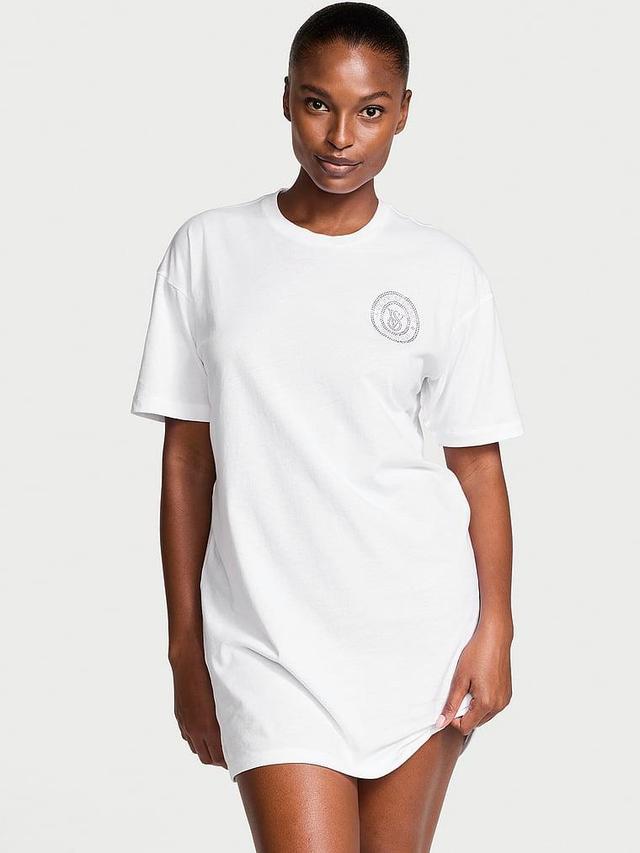 100% Cotton Oversized Sleep Tee Product Image