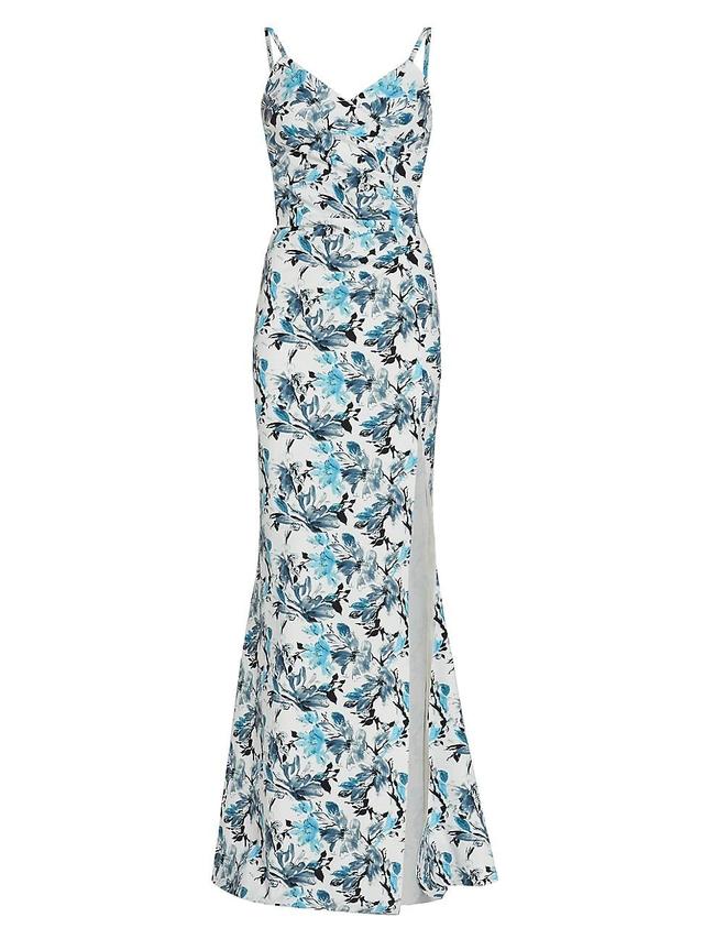 Womens Marga Gathered Floral Gown Product Image