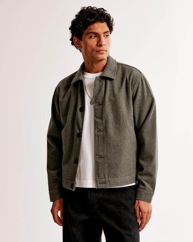 Wool-Blend Shirt Jacket Product Image