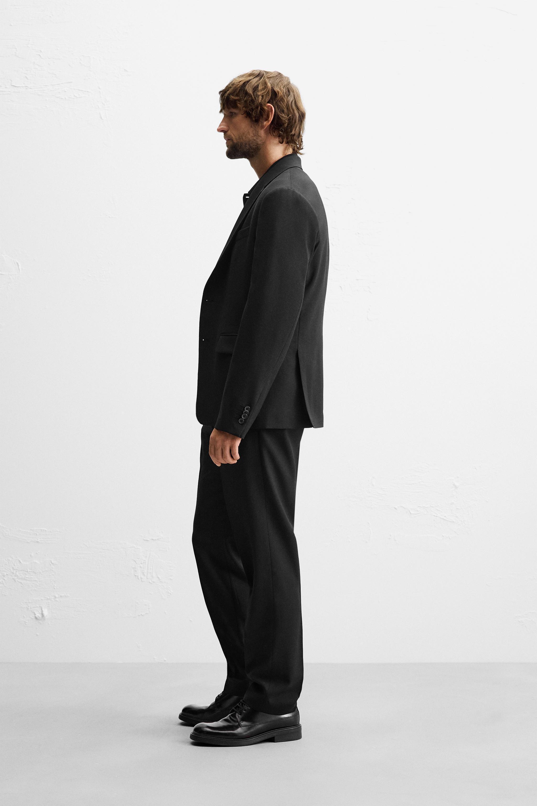 WOOL BLEND SUIT PANTS Product Image