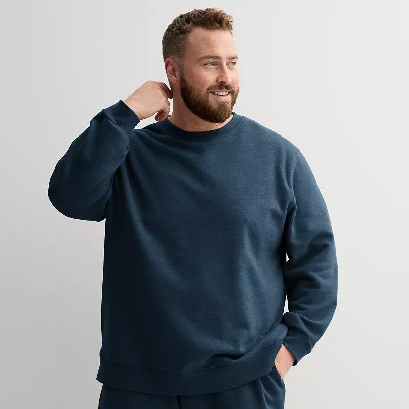 Big & Tall Tek Gear Ultra Soft Fleece Crew Sweatshirt, Mens Product Image