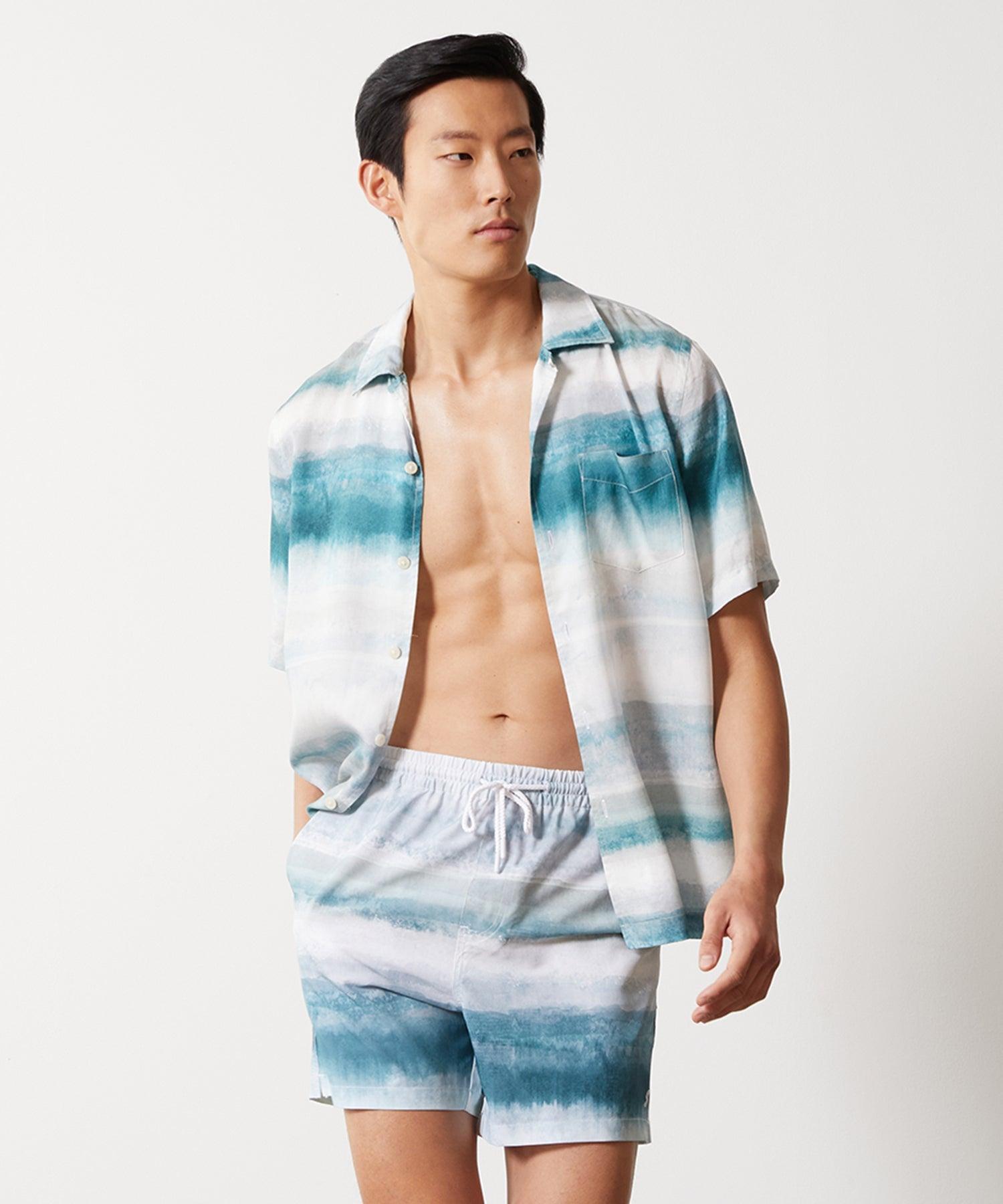 5" Montauk Swim Short in Watercolor Ombre Product Image