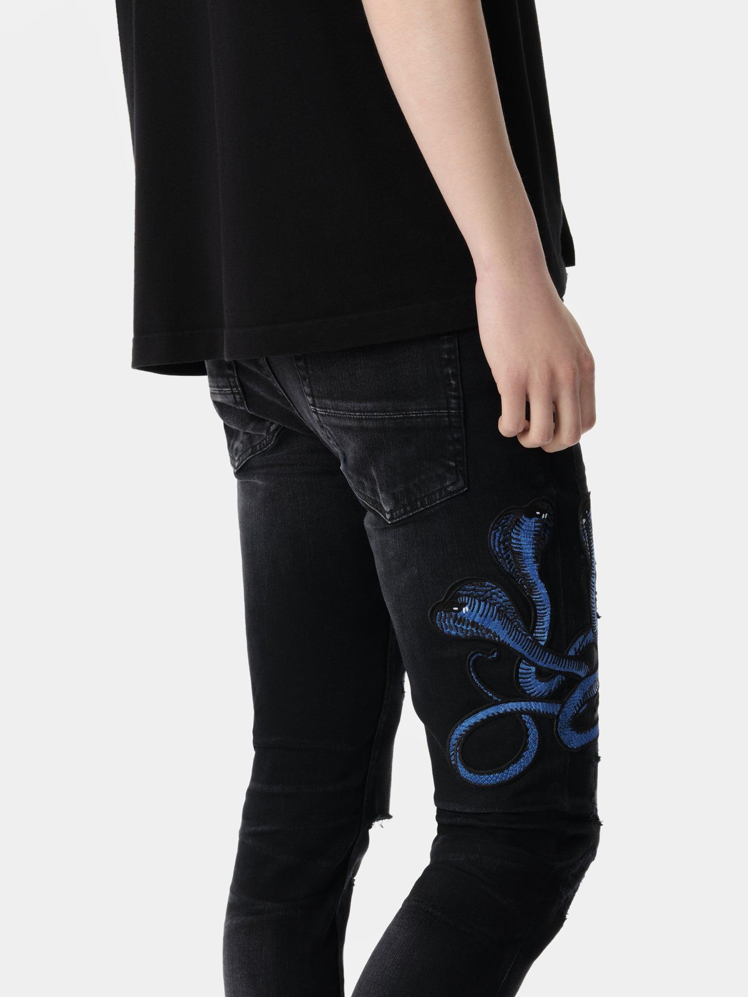 BLUE POISON ARCHIVAL JEAN - Aged Black Male Product Image