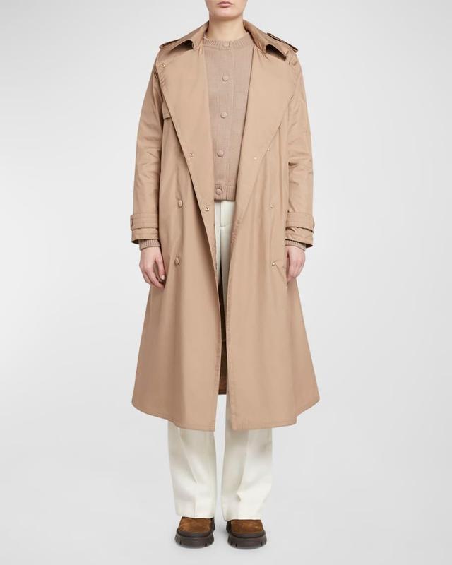 Barbentane Lightly Padded Trench Coat Product Image