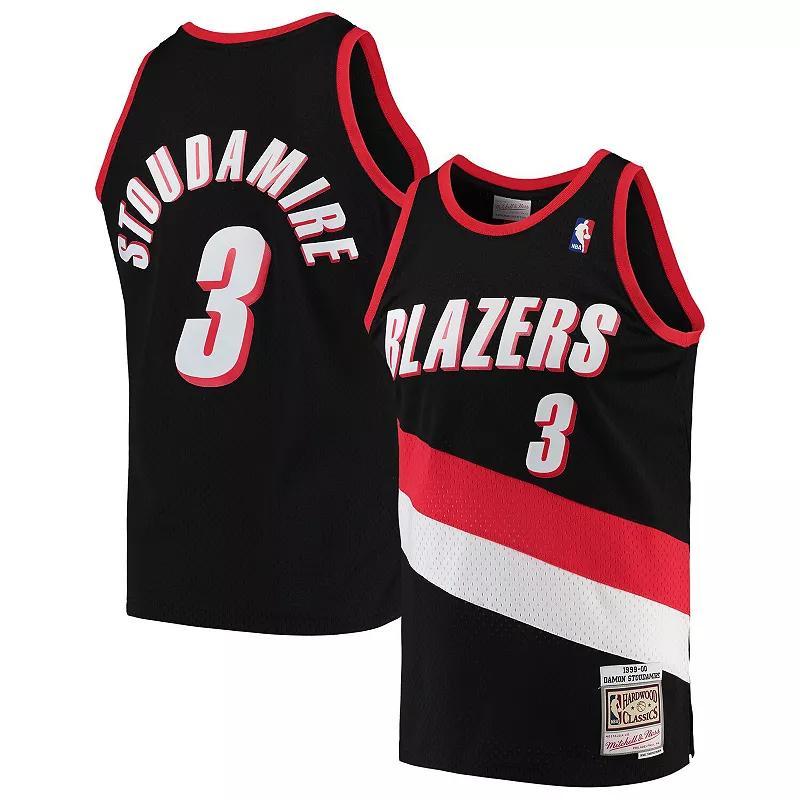 Damon Stoudamire Portland Trail Blazers Mitchell & Ness Hardwood Classics Swingman Jersey Mens Product Image