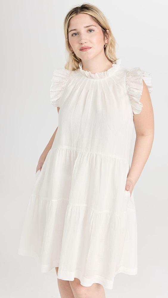 Sea Tier Waverly Flutter Sleeve Dress | Shopbop Product Image