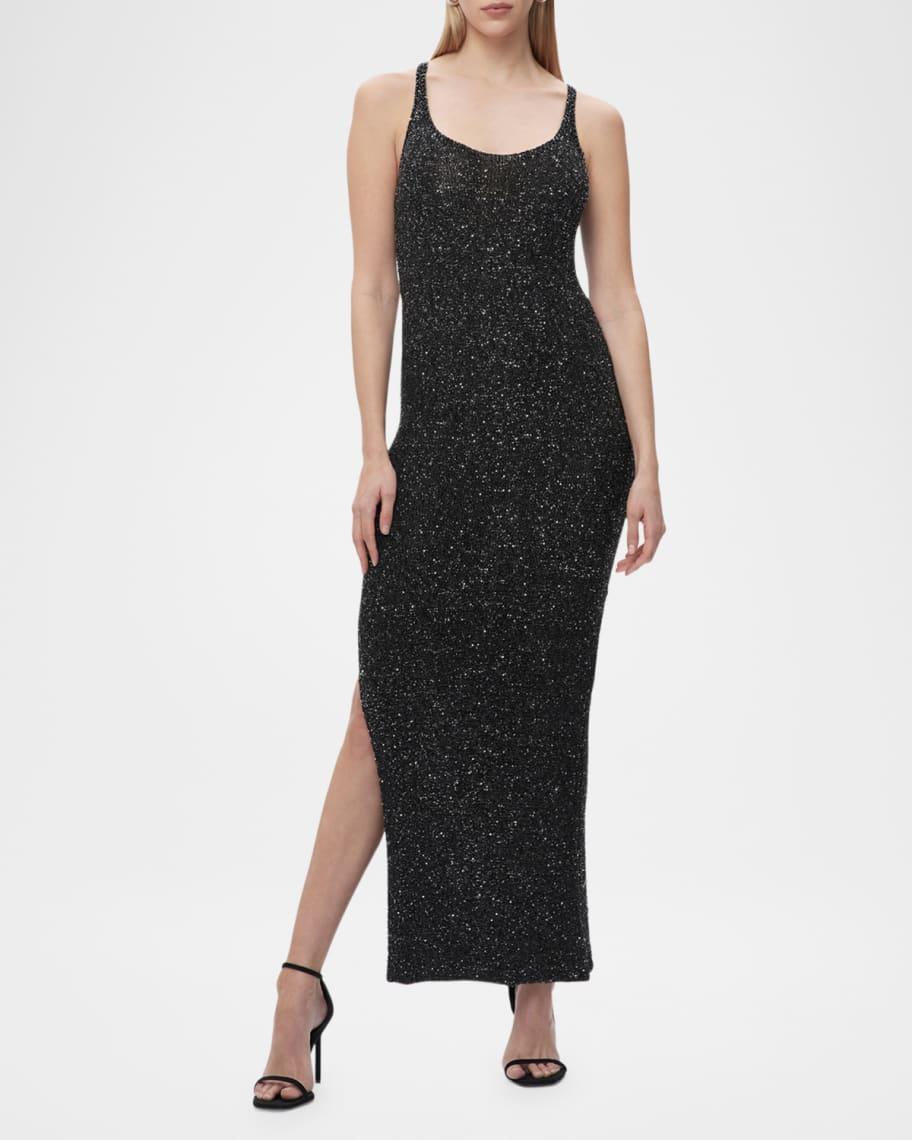 Madeline Sequin Knit Sleeveless Gown Product Image