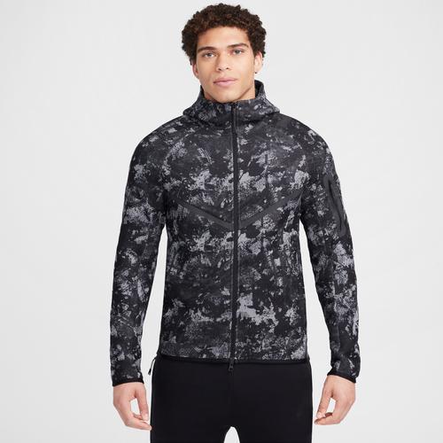 Nike Mens Tech Fleece Windrunner Full-Zip Jacket - Grey/Black/Multi product image