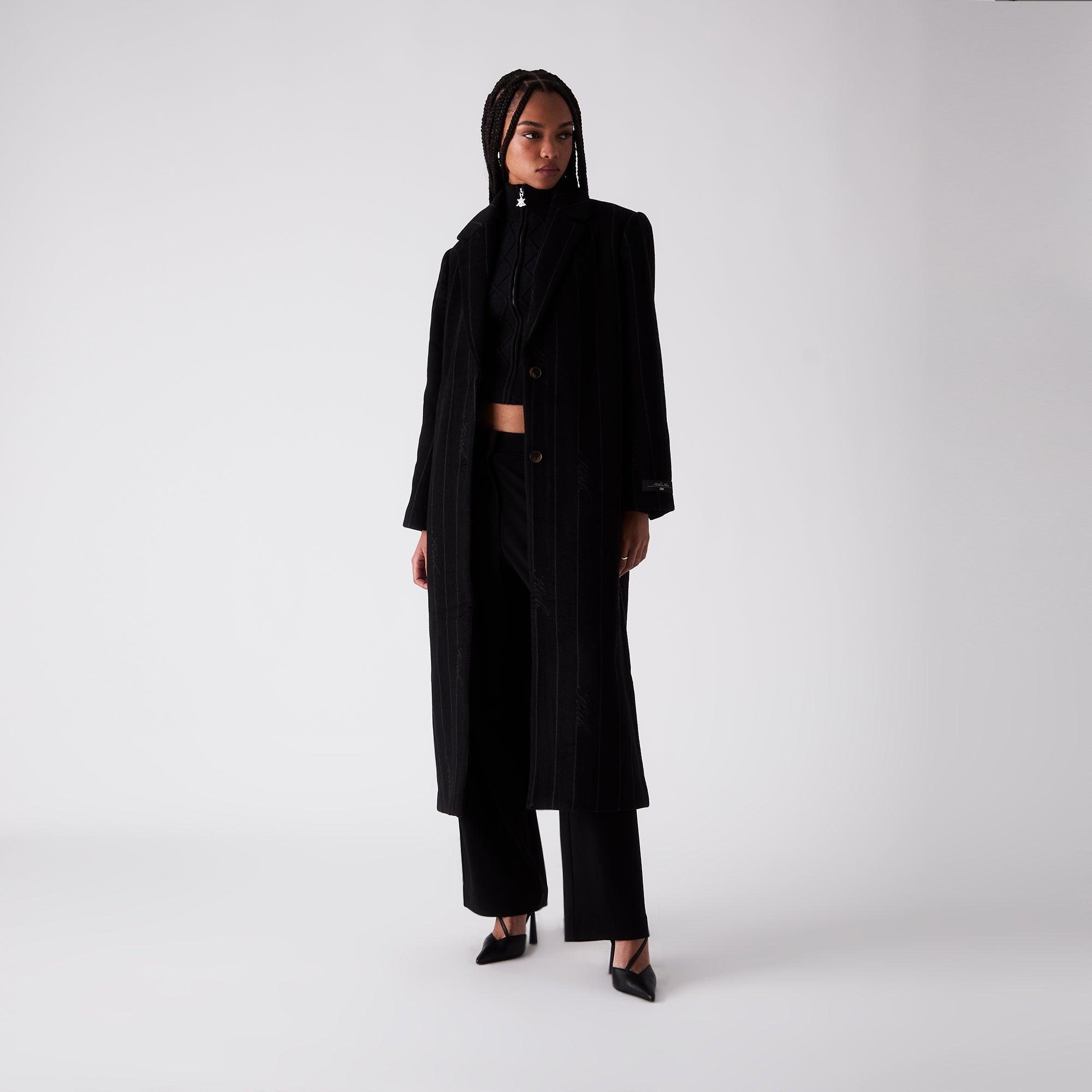 Kith Women Camden Duster Coat - Black Female Product Image