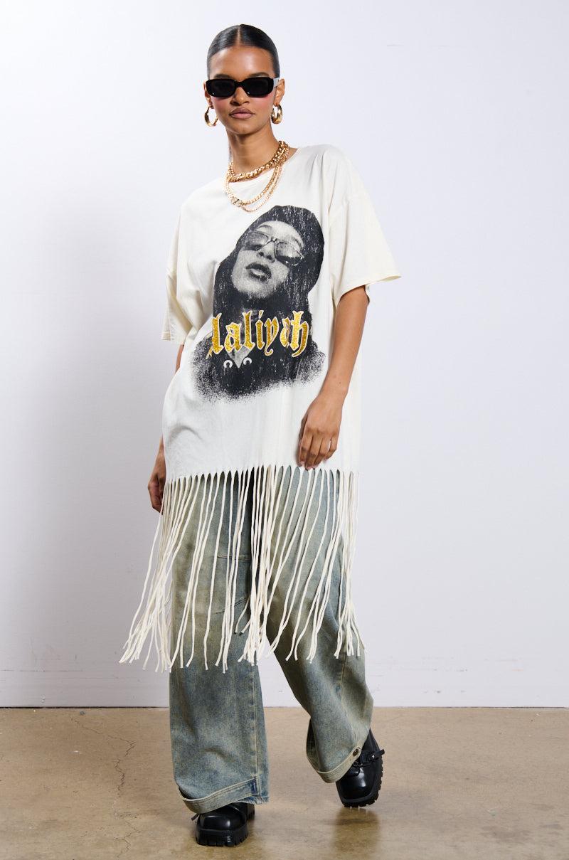 AALIYAH OVERSIZED SHIRT DRESS Product Image