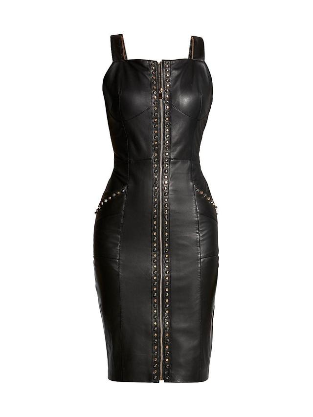 Womens Stevie Upcycled Leather Dress Product Image