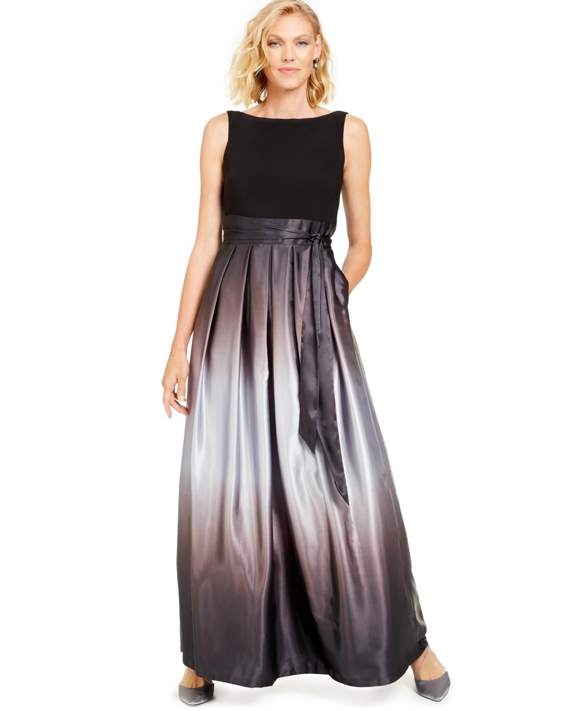 SLNY Ombr Satin Woven Gown Product Image