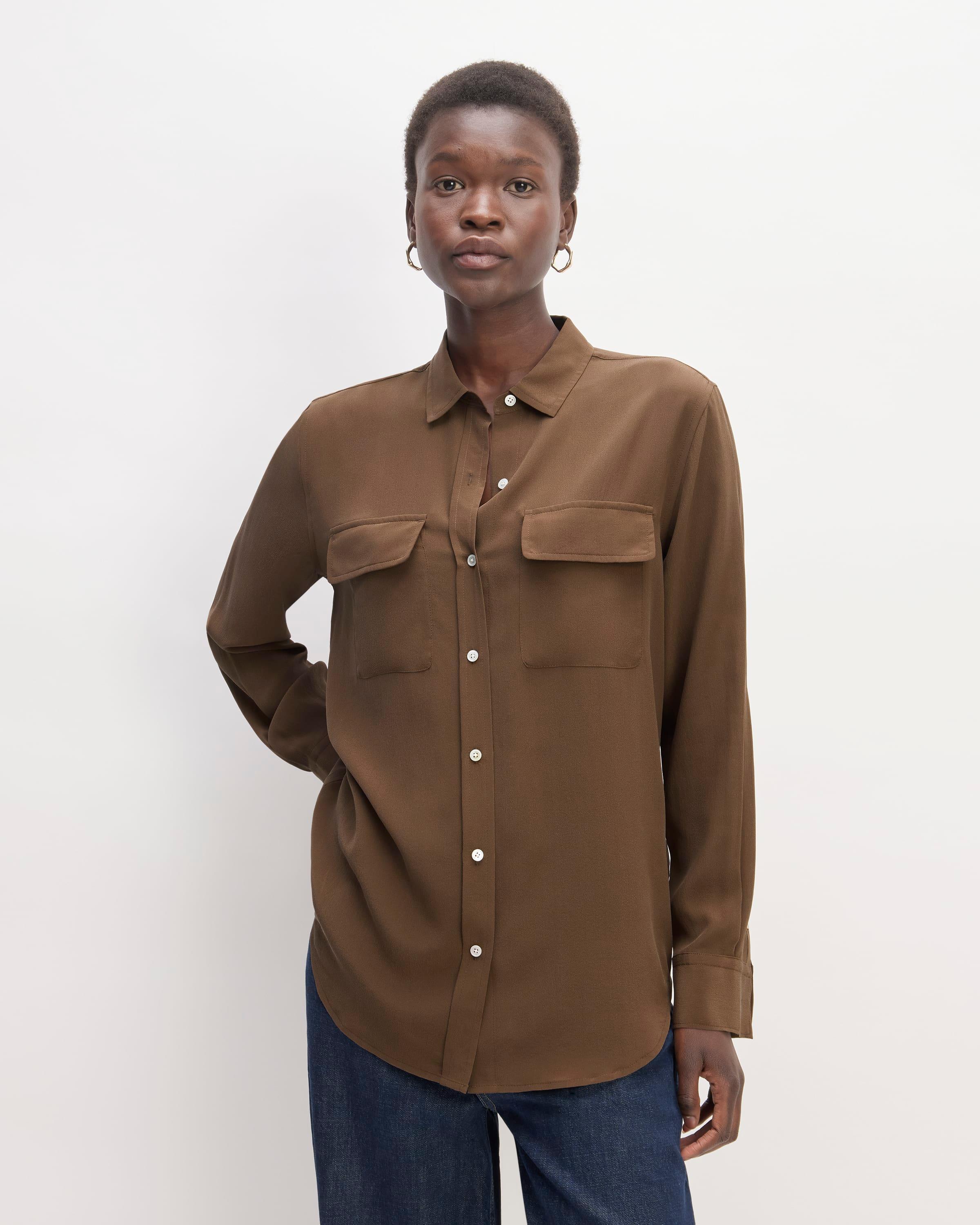 The Utility Shirt in Washable Silk Product Image