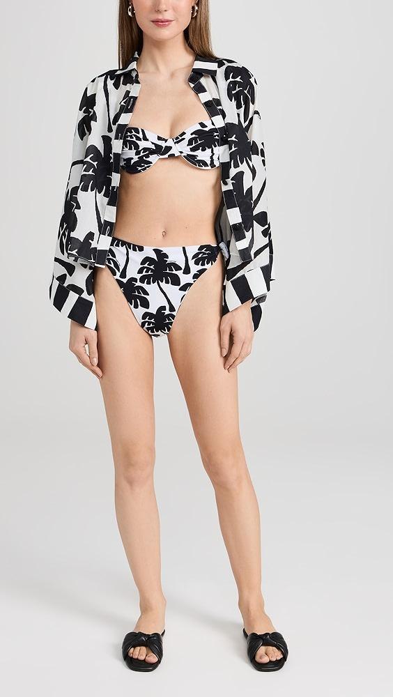 FARM Rio Coconut Reversible Bikini Bottoms | Shopbop Product Image