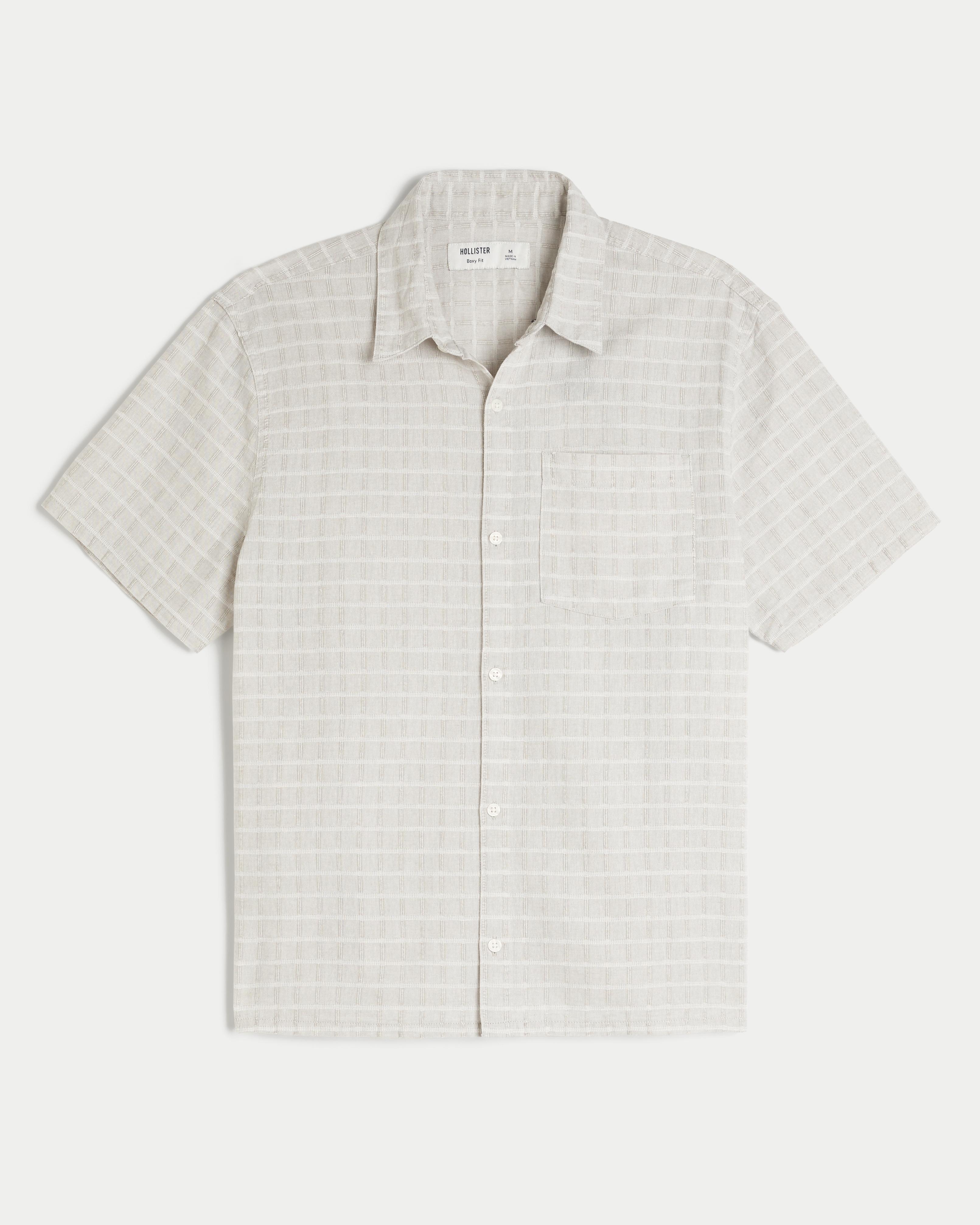 Boxy Short-Sleeve Shirt Product Image