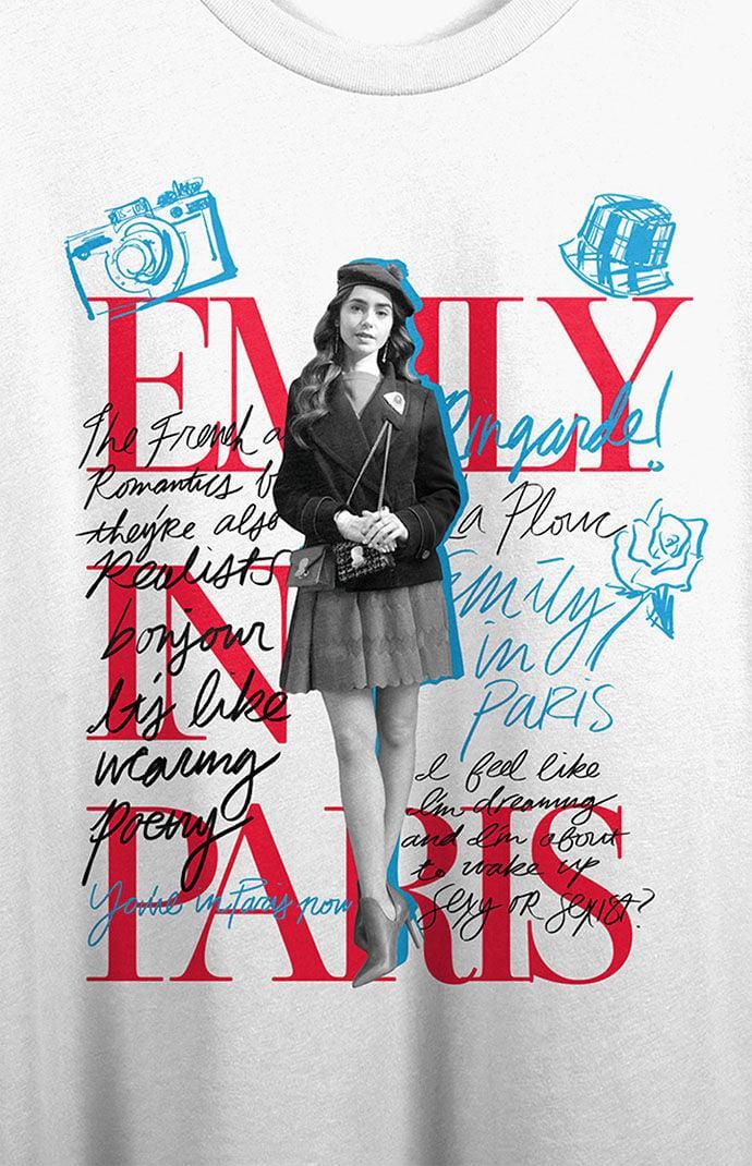 Women's Emily in Paris Sketch Art T-Shirt Product Image