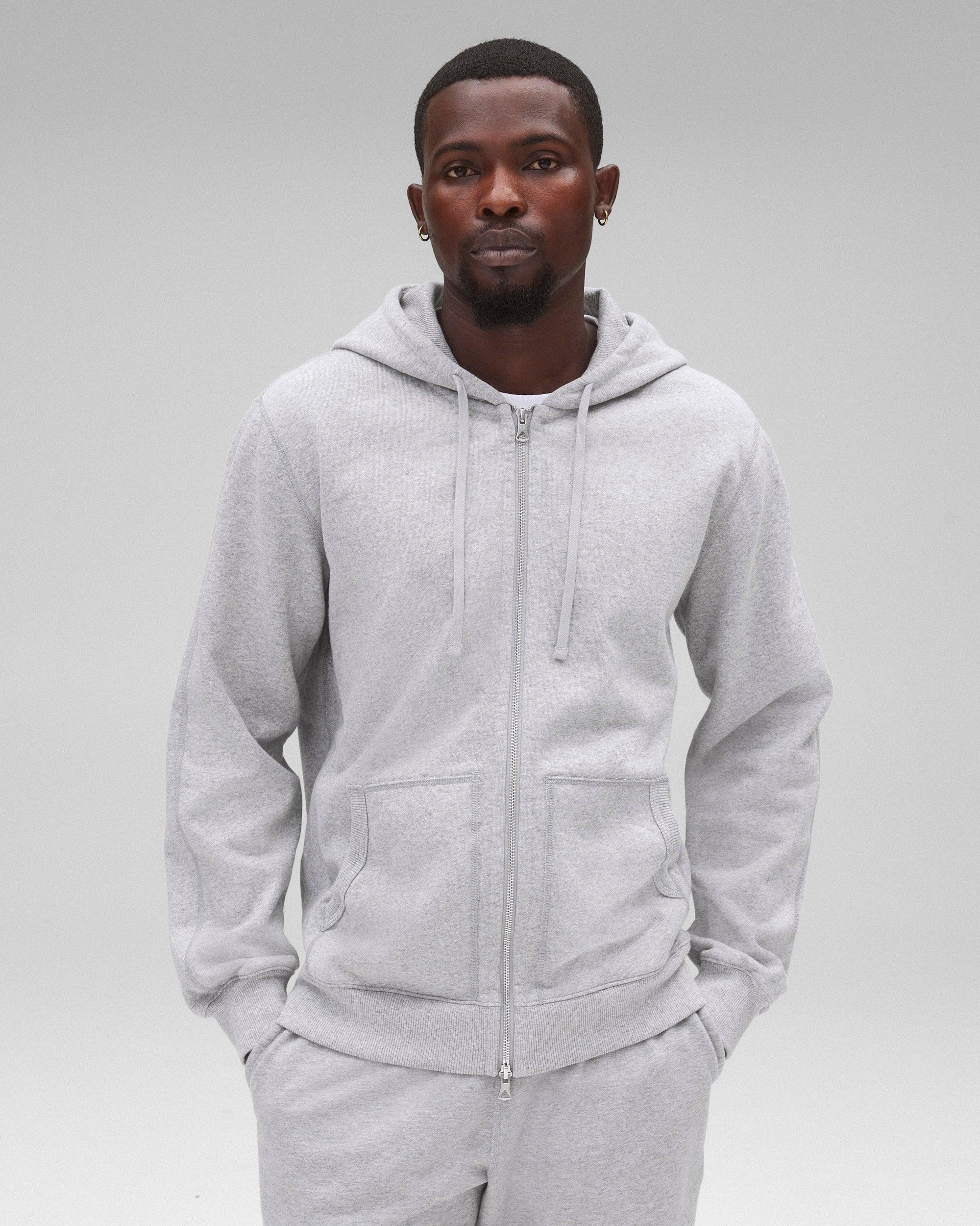 Heavyweight Fleece Standard Zip Hoodie Male Product Image